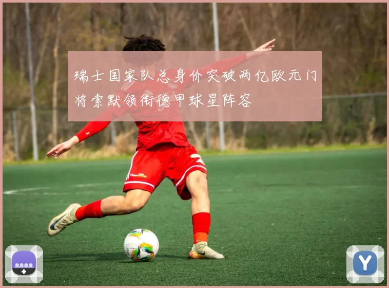 瑞士国家队总身价突破两亿欧元门将索默领衔德甲球星阵容